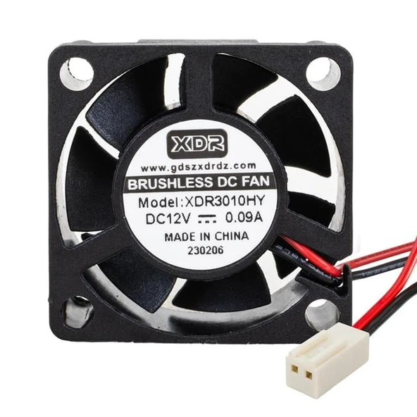 Powermaster PM-16728 30X30x10 Mm 12 Volt DC Fan - 2