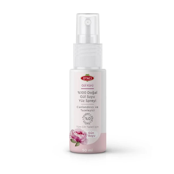 Otacı Gül Kürü %100 Doğal Gül Suyu Spreyi 50 ml