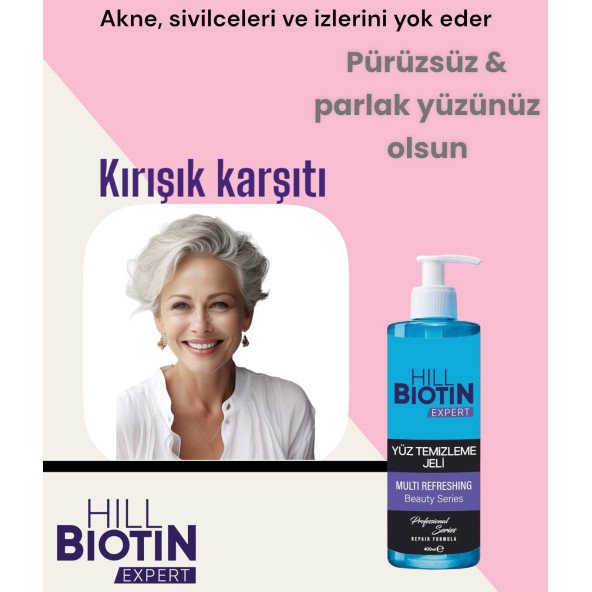 Canlandırıcı,arındırıcı,akne,sivilce,yağlı ve karma cilt Yüz Temizleme Jeli 400ml - 3