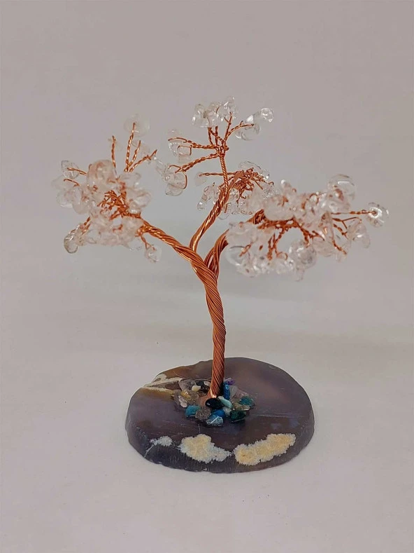 Kristal Kuvars Taşı Hayat Ağacı - Resim 2