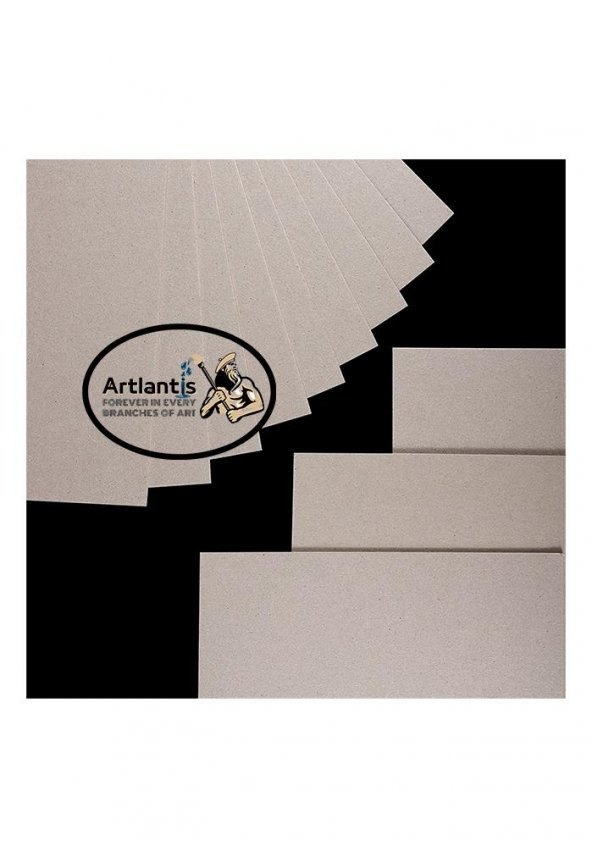 A5 Mukavva Gri 1.5 mm 10 Adet 1 Paket 14,8x21 cm A-5 Mukavva 1,5 mm Kalınlığında A-5 Mukavva - Resim 4