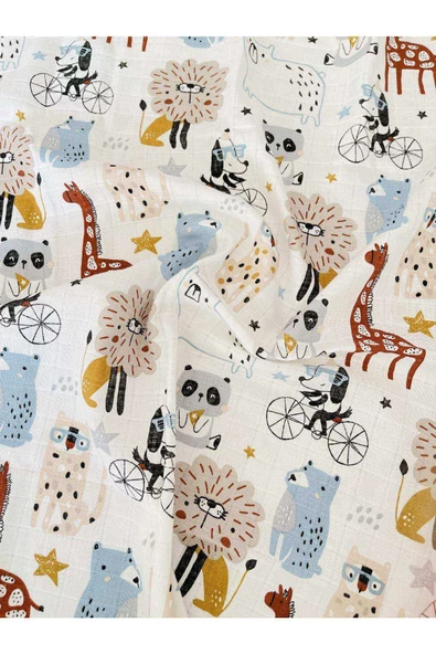 Çok Amaçlı Müslin Bezi Örtü Battaniye 75x76 - 3