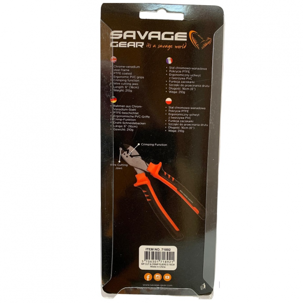 Savage Gear Mp Crimp And Cut Pliers S 16cm Burç Pensesi - 3
