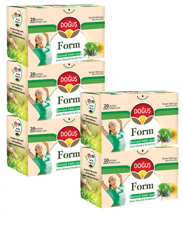 FORM KARIŞIK BİTKİ ÇAYI 20 SÜZEN POŞET (30 gr), 5 ADET