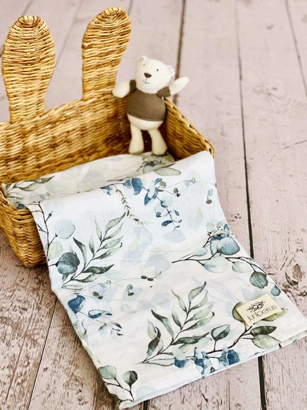 3 Adet 75x75 Çok Amaçlı Müslin Bezi Örtü Battaniye - Resim 3