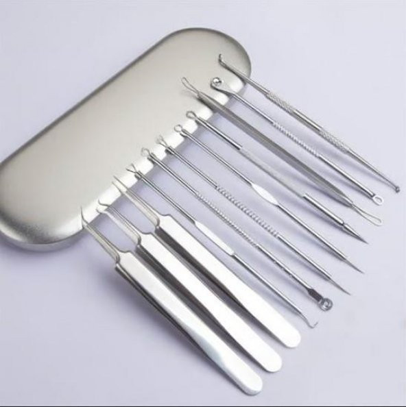 Zhltools 11 Parça Siyah Nokta Temizleyici Cilt Bakım Komedon Seti Kutulu - 5