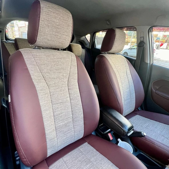 Ford Fiesta Araca Özel dikim Koltuk Kılıfı ürün görseli 1