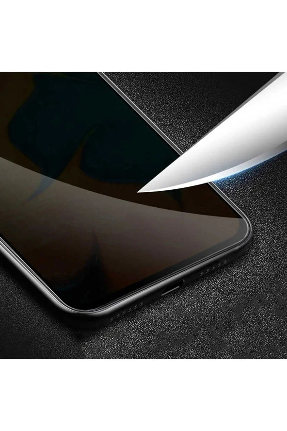 Samsung A72 Uyumlu Hayalet Ekran Gizli Tam Kaplayan Kırılmaz Cam Seramik Ekran Koruyucu Film - 4
