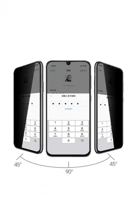 Samsung A23 Uyumlu Hayalet Ekran Gizli Tam Kaplayan Kırılmaz Cam Seramik Ekran Koruyucu Film - 3