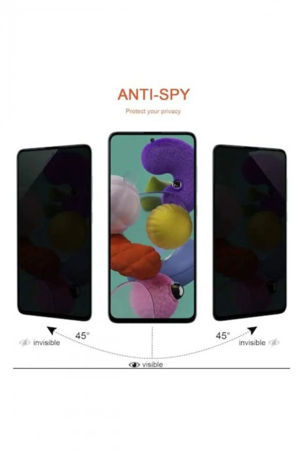 Samsung A32 Uyumlu Hayalet Ekran Gizli Tam Kaplayan Kırılmaz Cam Seramik Ekran Koruyucu Film - 3