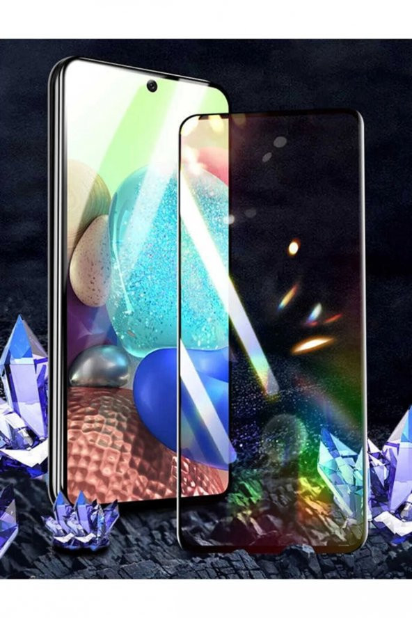 Samsung A72 Uyumlu 9d Tam Kaplayan Parmak Izi Bırakmayan Ekran Koruyucu Film - 4