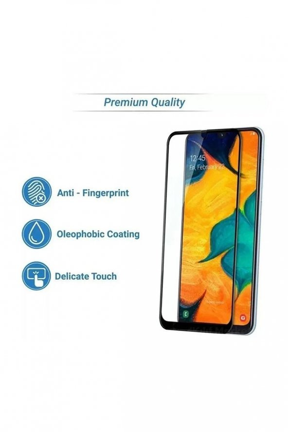 Samsung A30 Uyumlu 9d Tam Kaplayan Parmak Izi Bırakmayan Ekran Koruyucu Film - Resim 2