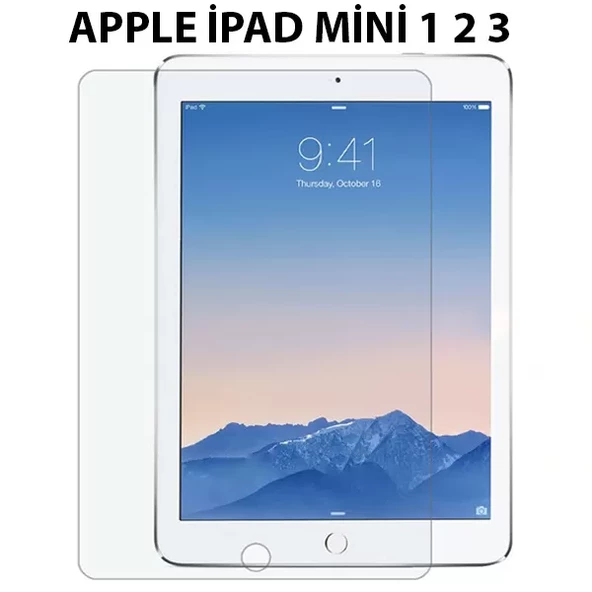 Apple İPad Mini 3-2-1 Tempered  Cam Ekran Koruyucu