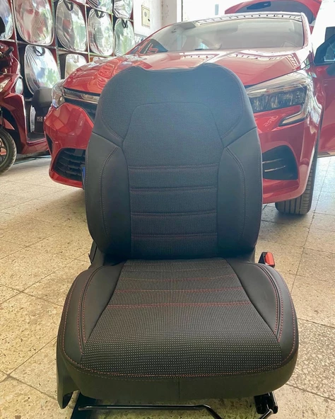 Renault Clio 4 Araca Özel Dikim Koltuk Kılıfı - Resim 6