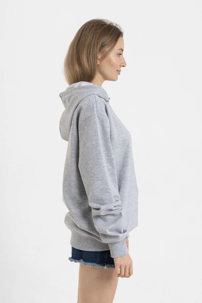 And So The Adventure Begins Grimelanj Kadın 3ip Kapşonlu Sweatshirt - Resim 3