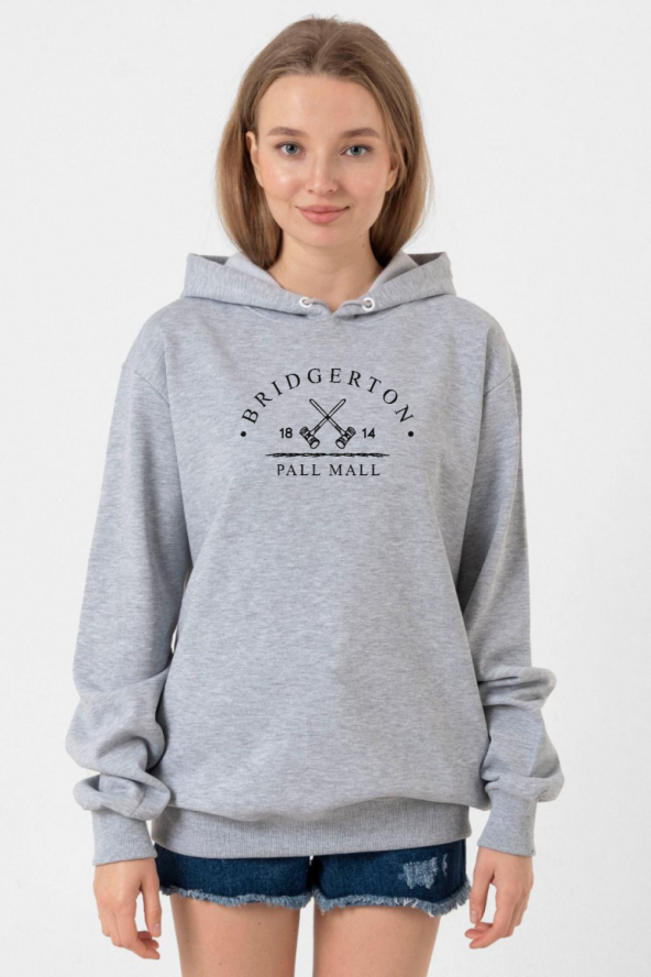 Bridgerton Pall Mall Logo Grimelanj Kadın 3ip Kapşonlu Sweatshirt