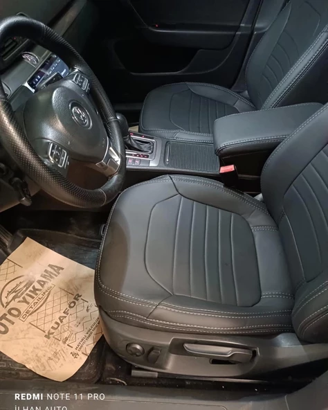 Volkswagen Passat B7 Araca Özel Dikim Koltuk Kılıfı - 6