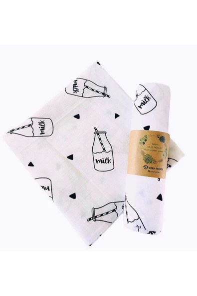 Milk Çok Amaçlı Müslin Örtü Battaniye - 2