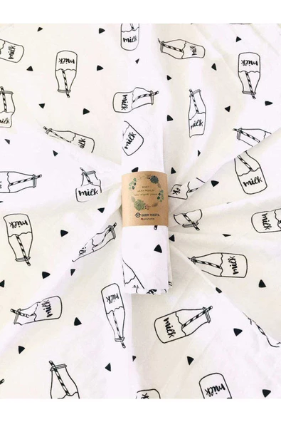 Milk Çok Amaçlı Müslin Örtü Battaniye