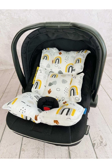 Müslin Puset Örtüsü Ve Anakucağı Minderi - Resim 3