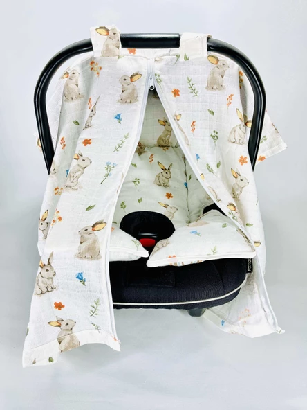 Müslin Puset Örtüsü ve Anakucağı Minderi ürün görseli