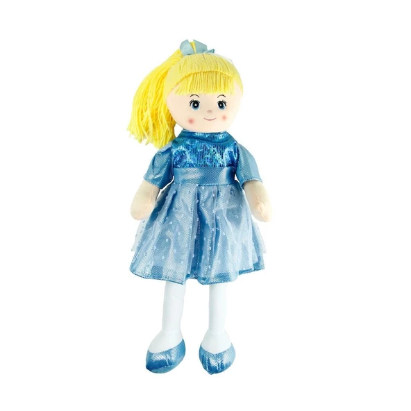 AY950C Parlak Elbiseli Bez Bebek 50 cm -Vardem - 3