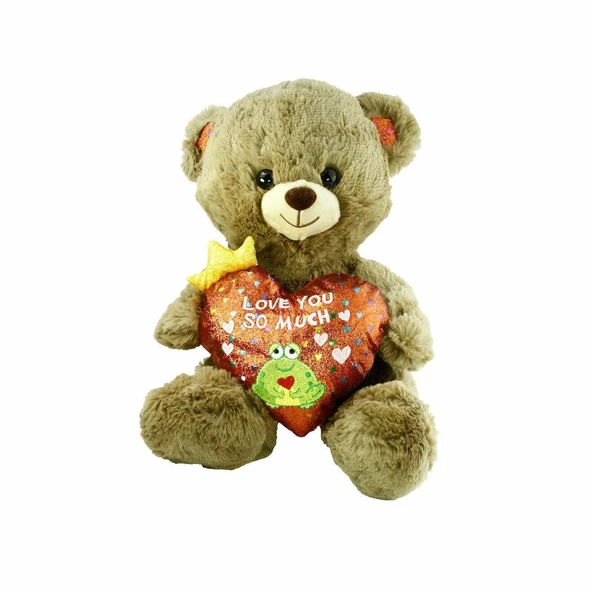 PJH2323 Peluş Kalpli Ayı Love You 30 cm - 2