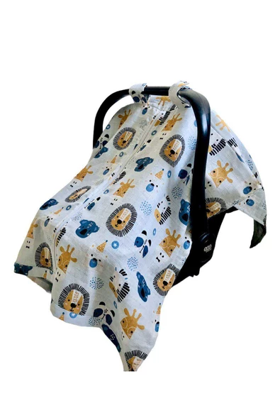 Sevimli Arkadaş Müslin Puset Örtüsü Fermuarlı - 4