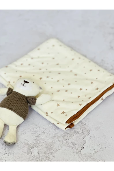 Bej Yıldız Penye Kundak  Pamuk ürün görseli