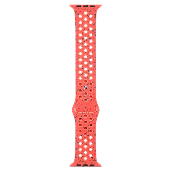 Gpack Apple Watch SE 40 mm Kordon Delikli Çift Renk 2023 Seri Silikon - 3