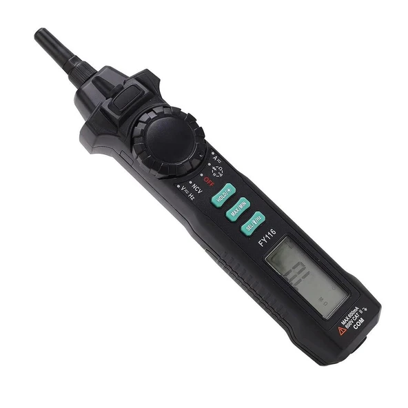 Powermaster FY116 Digital Multimetre Ölçü Aleti Dijital Voltaj Tespit Ölçüm Cihazı - 5