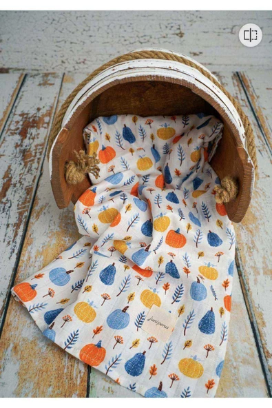 Çok Amaçlı Müslin Bezi Örtü Battaniye Ağız Mendilli ürün görseli