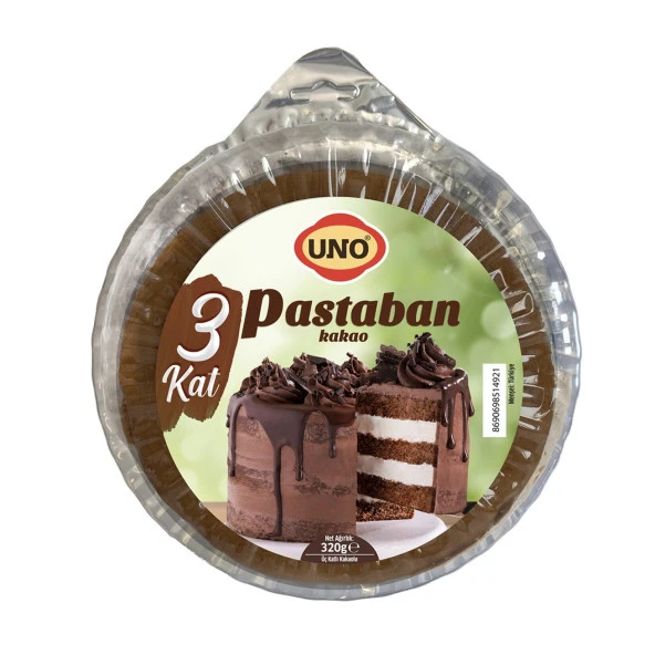 Uno Pastaban 3 Katlı Kakaolu 320 gr