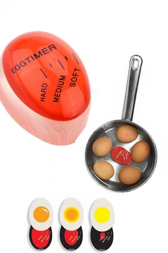 Renk Değiştiren Yumurta Zamanlayıcı Yumurta Haşlama Derecesi
