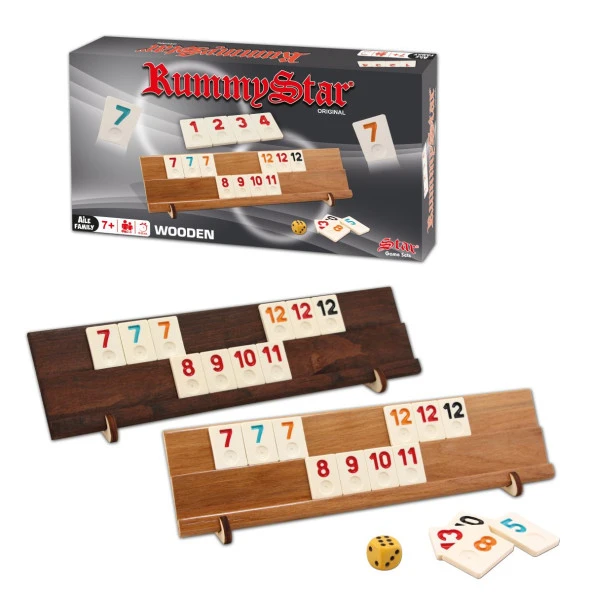 Rummy Alsepeteavm Ahşap Okey Takımı