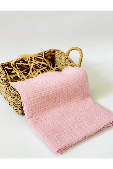 2 Adet 4 Katlı Ve 2 Katlı Çok Amaçlı Müslin Bezi Örtü Battaniye - Resim 2