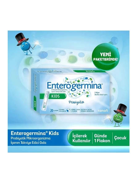 Enterogermina Kids 5 ml 20 Flakon - Resim 2