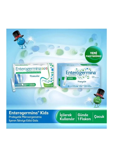 Enterogermina Kids 5 ml 20 Flakon - Resim 3