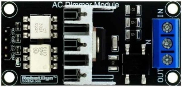 Arduino uyumlu AC Dimmer Modül, 1 Kanal, 3.3V/5V - 4