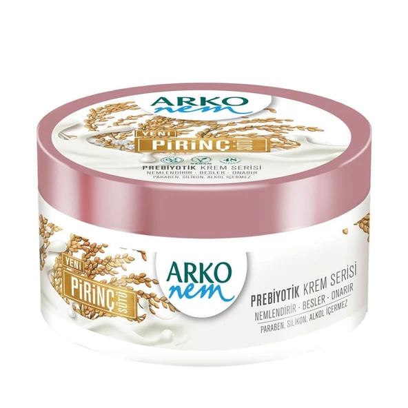 Arko Nem Prebiyotik Krem Serisi Pirinç Sütü 250 ml El ve Vücut Kremi