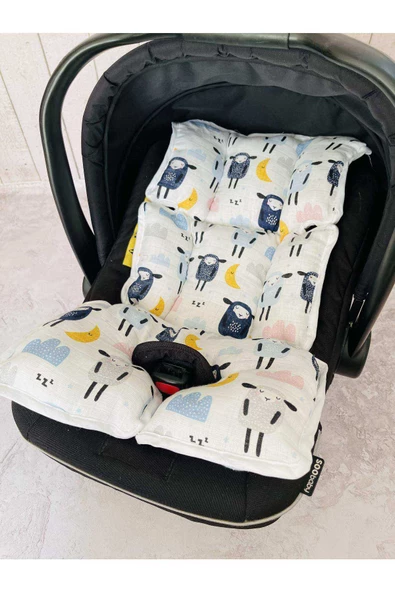 Koyun Müslin Bezi Puset Örtüsü Ve Anakucağı Minderi - 2