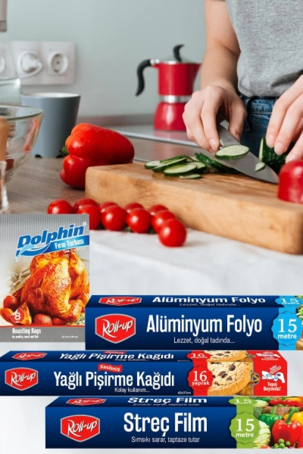Roll-Up Ekonomik 4lü Mutfak Seti