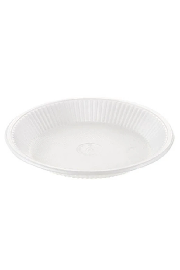 Roll-Up Ekonomik Plastik Tabak Büyük 19cm 100lü