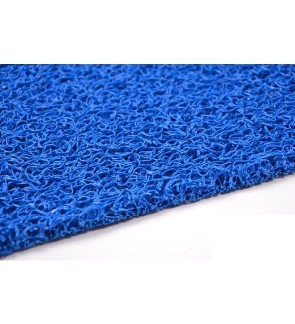Kıvırcık Kapı Önü Dış Mekan Paspas / Kalınlık : 12 mm. / En : 100 Cm. - Boy : 2 Metre / Mavi - Resim 3