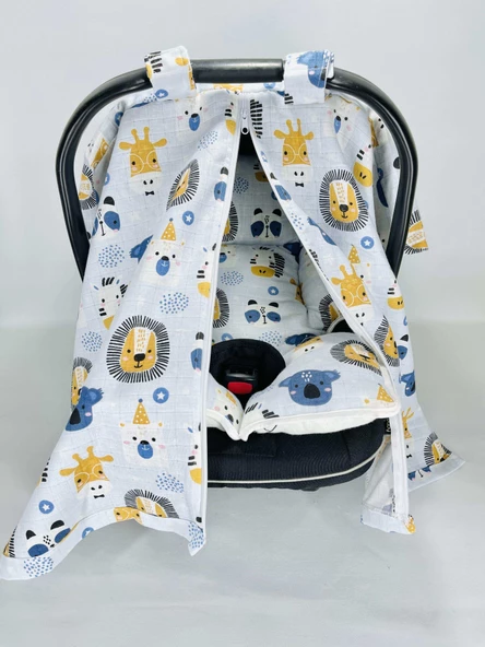 Müslin Puset Örtüsü ve Anakucağı Minderi ürün görseli