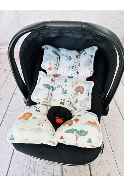 Müslin Puset Anakucağı Minderi %100 Pamuk ürün görseli