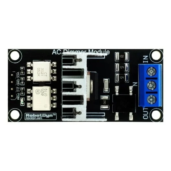 Arduino uyumlu 2 Kanal AC Dimmer Modül, 1 Kanal, 3.3V/5V - 2
