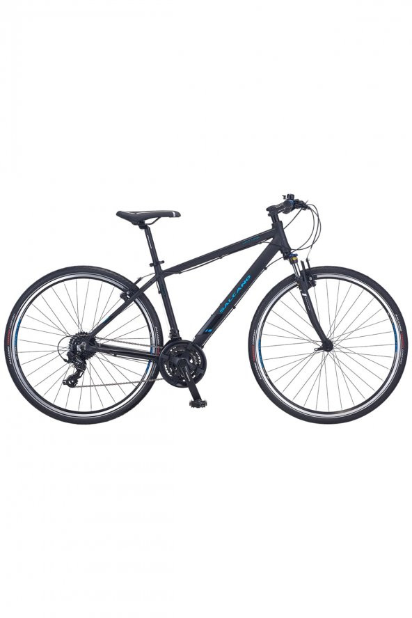 Salcano City life 24s V 28 Jant Full Shimano 24 Vites - 18" Şehir ve Gezi Bisikleti siyah BEYAZ