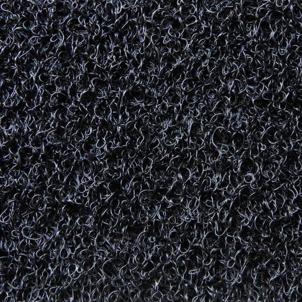 Kıvırcık Kapı Önü Dış Mekan Paspas / Kalınlık : 12 mm. / En : 100 Cm. - Boy : 3 Metre / Siyah ürün görseli 1