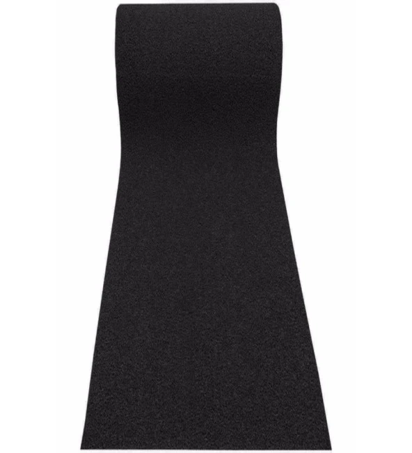 Kıvırcık Kapı Önü Dış Mekan Paspas / Kalınlık : 12 mm. / En : 100 Cm. - Boy : 3 Metre / Siyah - Resim 2